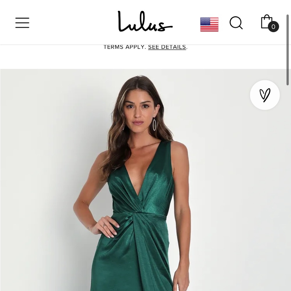 Lulus Perfect Refinement Emerald Satin Sleeveless Pleated Maxi Dress- emerald
